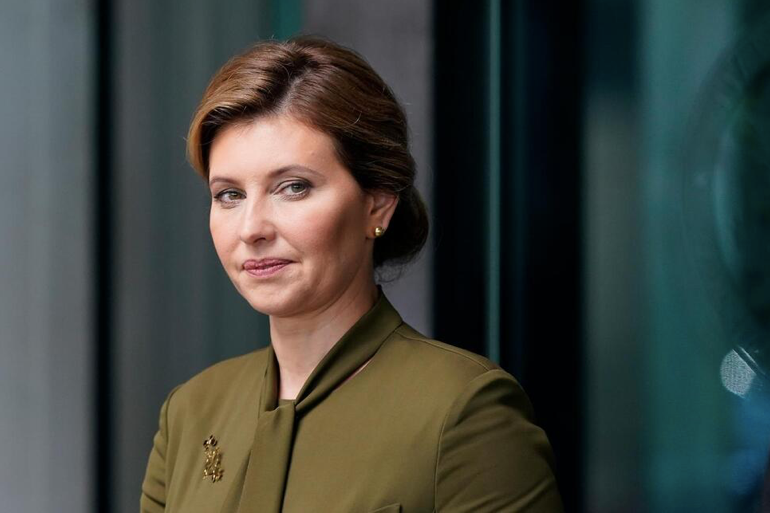 Đệ nhất phu nhân Ukraine Olena Zelenska. (Ảnh: AP) Đệ nhất phu nhân Ukraine Olena Zelenska. (Ảnh: AP)