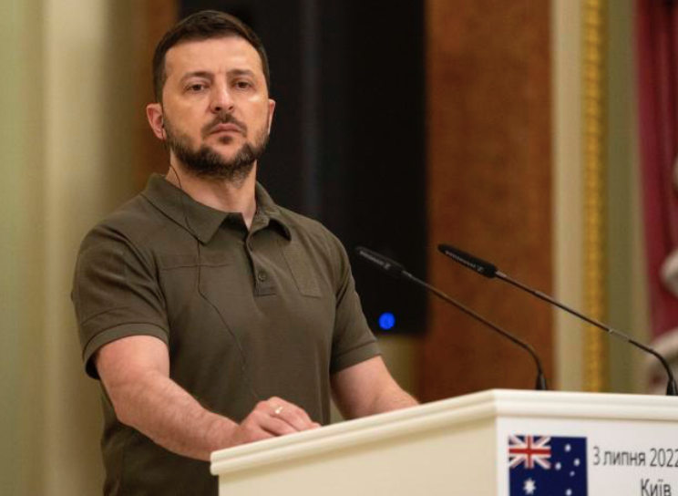 Tổng thống Ukraine Volodymir Zelensky. (Ảnh: AP) Tổng thống Ukraine Volodymir Zelensky. (Ảnh: AP)