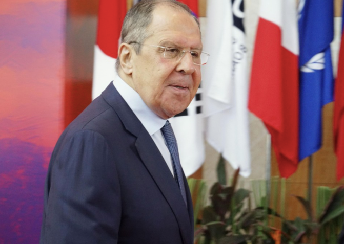 Ngoại trưởng Nga Sergei Lavrov. (ảnh: Kyodo)