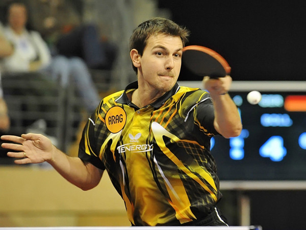 Timo Boll quyết thực hiện cuộc lật đổ tại Olympic London. Ảnh: Getty Images