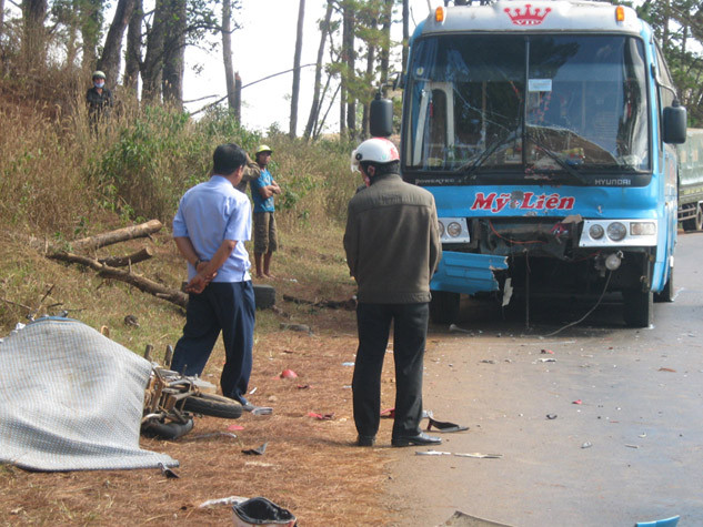 Hiện trường vụ tai nạn