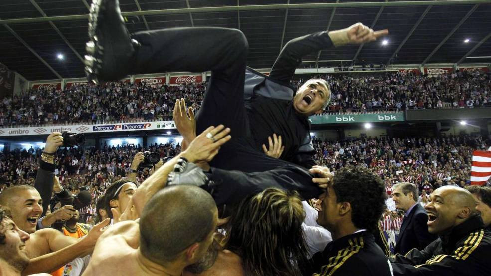 Học trò tung hô Học trò tung hô khi lật đổ Real tại La Liga mùa trước