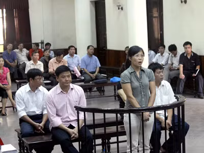 Các bị cáo trong ngày xét xử thứ tư 