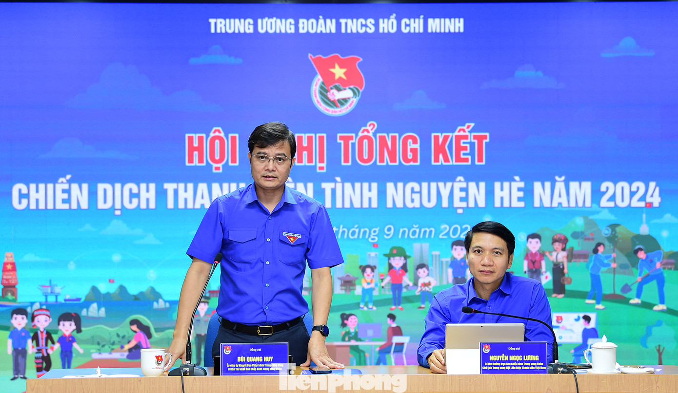 Anh Bùi Quang Huy phát biểu tổng kết hội nghị.