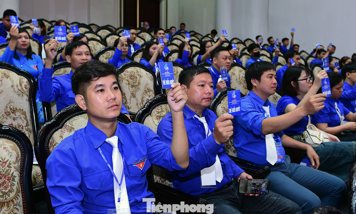 Đại biểu hiệp thương lựa chọn đại biểu tham dự Đại hội đại biểu toàn quốc Hội LHTN Việt Nam lần thứ IX. Ảnh: Xuân Tùng Đại biểu hiệp thương lựa chọn đại biểu tham dự Đại hội đại biểu toàn quốc Hội LHTN Việt Nam lần thứ IX. Ảnh: Xuân Tùng