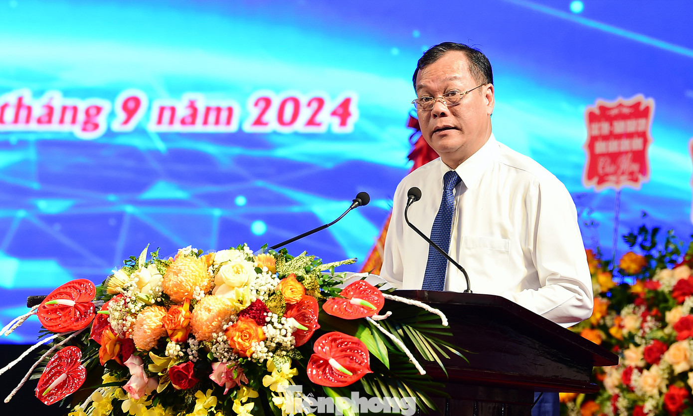 Ông Lê Quốc Chỉnh phát biểu tại Đại hội. Ảnh: Xuân Tùng Ông Lê Quốc Chỉnh phát biểu tại Đại hội. Ảnh: Xuân Tùng