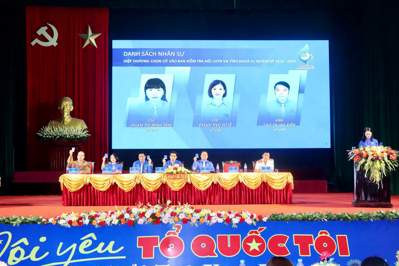 Đại hội hiệp thương nhiều nội dung quan trọng trong phiên thứ nhất. Ảnh: Minh Phương