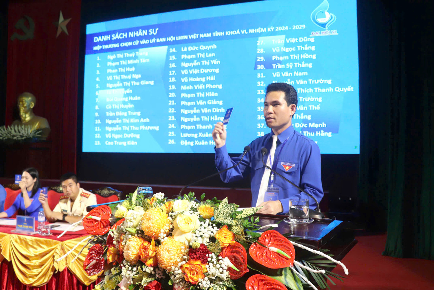 Đại hội hiệp thương nhiều nội dung quan trọng trong phiên thứ nhất. Ảnh: Minh Phương