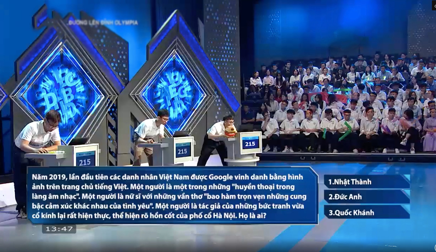 Câu hỏi phụ thứ hai phân định được người chiến thắng của trận đấu.