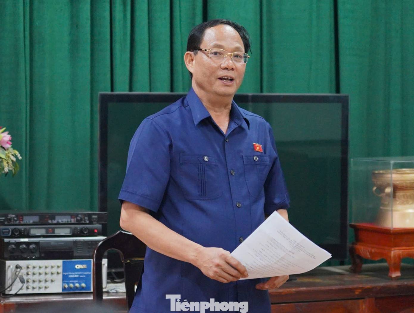 Ông Trần Quang Phương phát biểu tại buổi làm việc. Ông Trần Quang Phương phát biểu tại buổi làm việc.