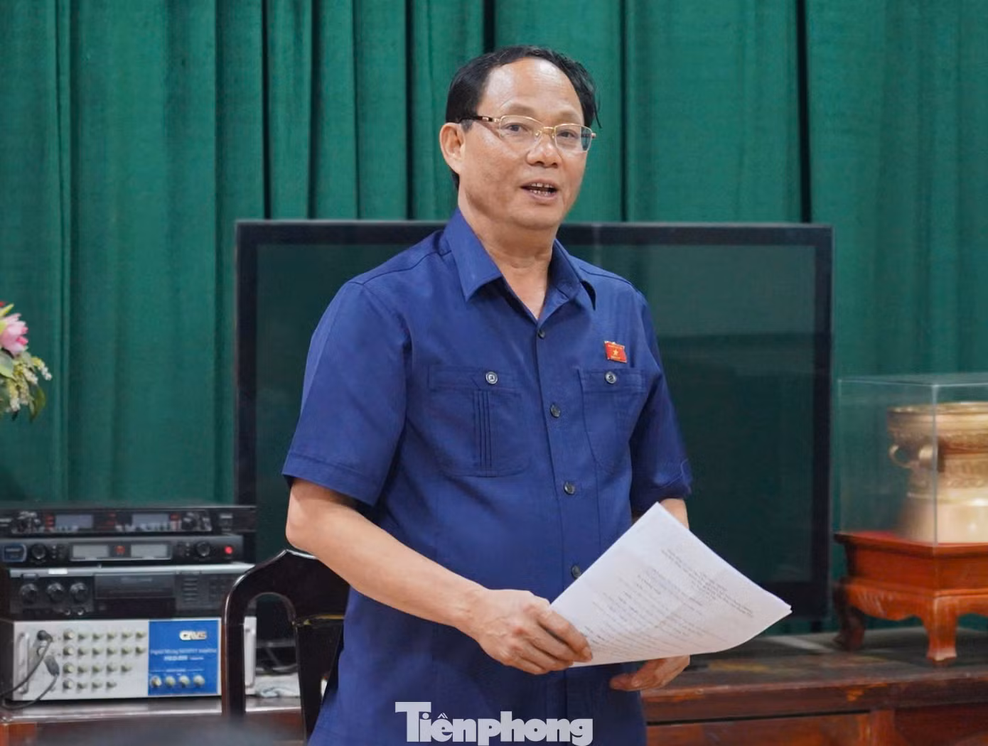 Ông Trần Quang Phương phát biểu tại buổi làm việc. Ông Trần Quang Phương phát biểu tại buổi làm việc.
