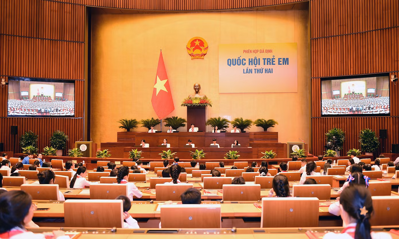 Phiên khai mạc diễn ra tại hội trường Diên Hồng. Ảnh: Xuân Tùng Phiên khai mạc diễn ra tại hội trường Diên Hồng. Ảnh: Xuân Tùng