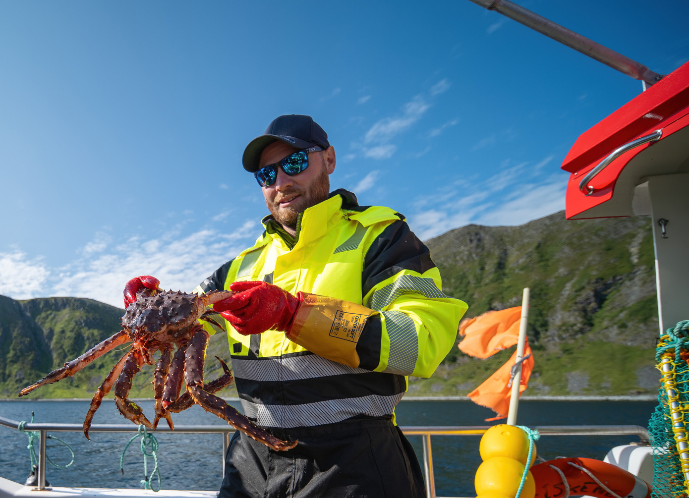 Bắt cua hoàng đế là nghề thu nhập rất hấp dẫn với ngư dân Na Uy.