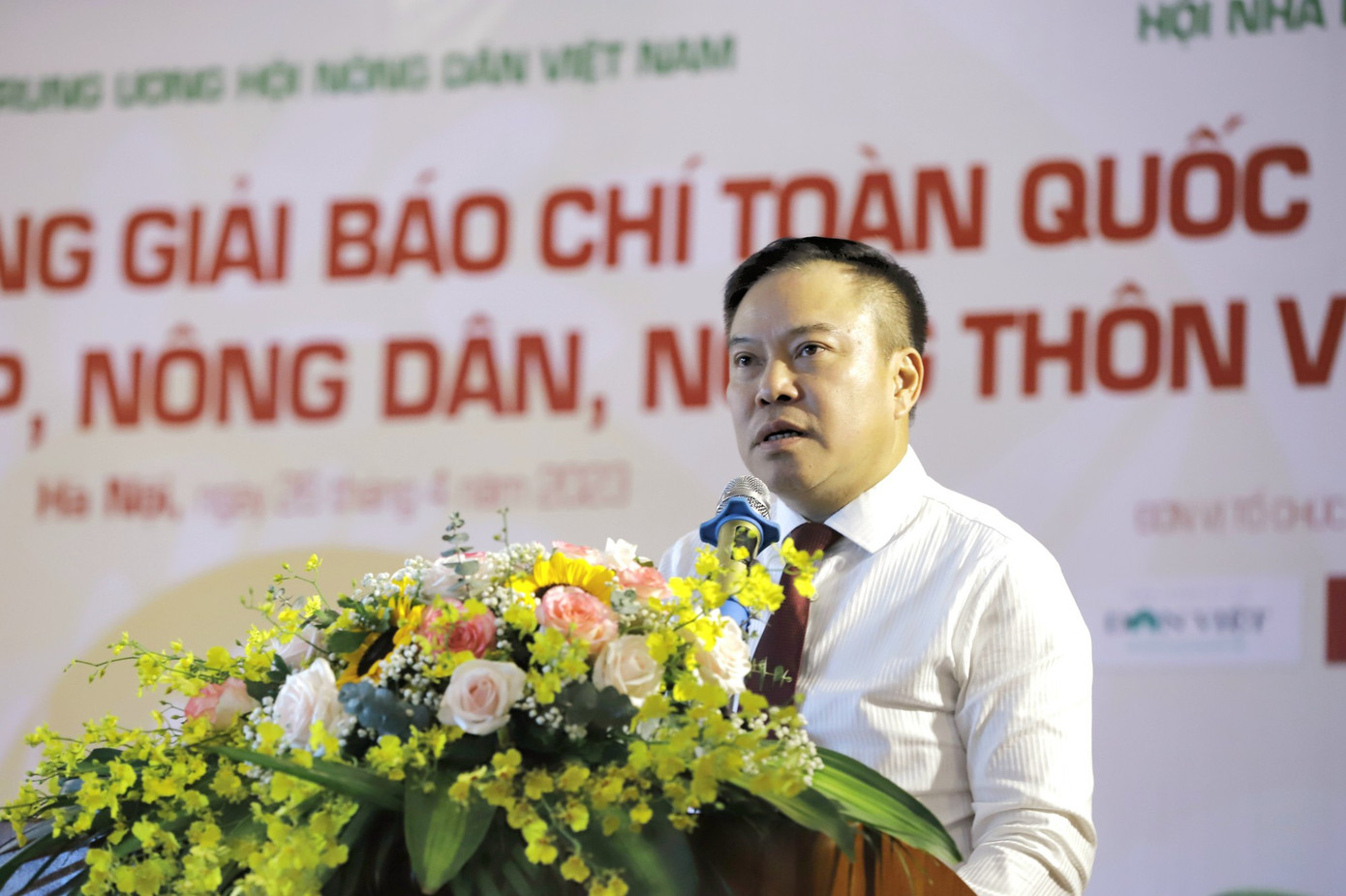 Ông Lưu Quang Định, Tổng biên tập báo Báo Nông thôn Ngày nay - Trưởng ban Tổ chức giải thưởng.