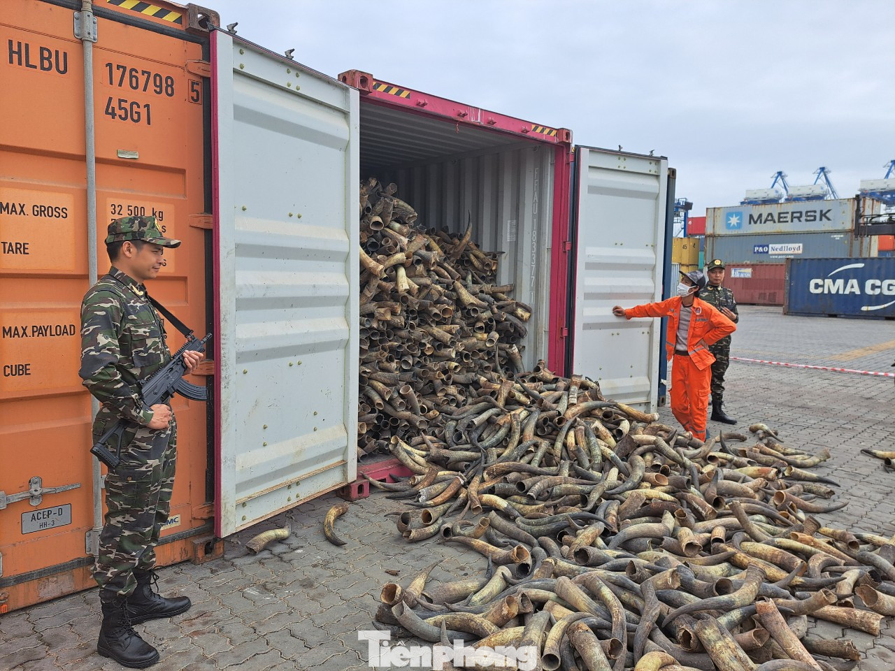 Cùng trong thời gian này, Bộ Tư lệnh Vùng Cảnh sát biển 1 cũng đã cung cấp thông tin về lô hàng trên để phối hợp.