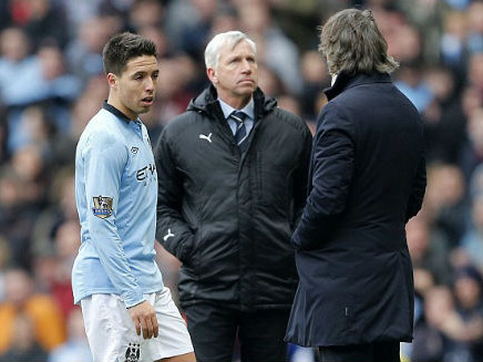 Tiền vệ Nasri và HLV Mancini có mâu thuẫn với nhau