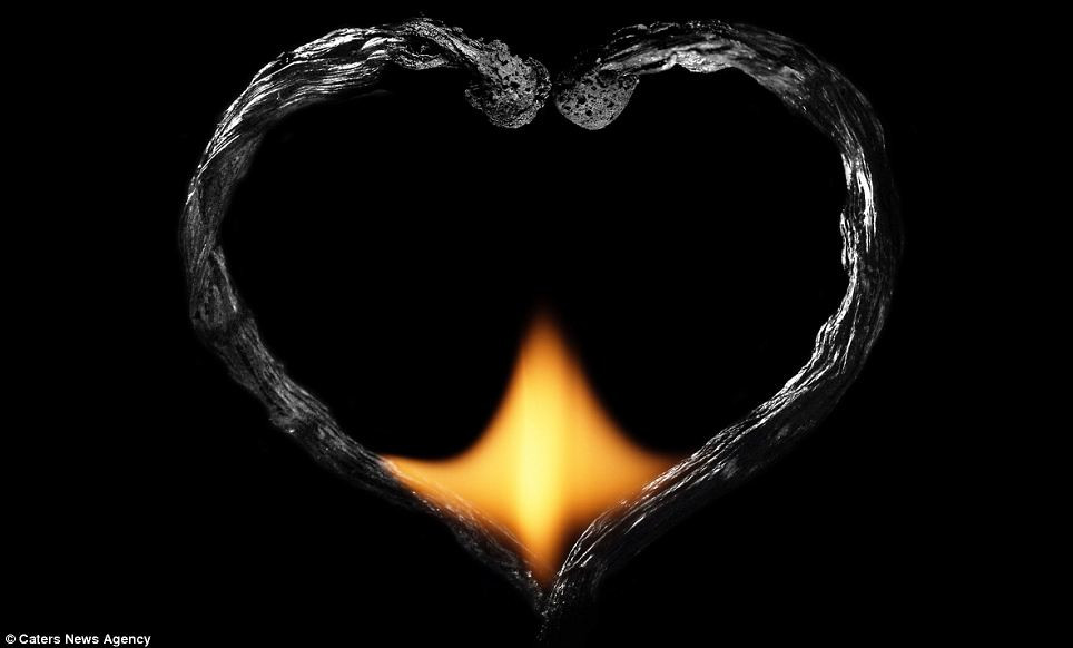 Trái tim đang cháy