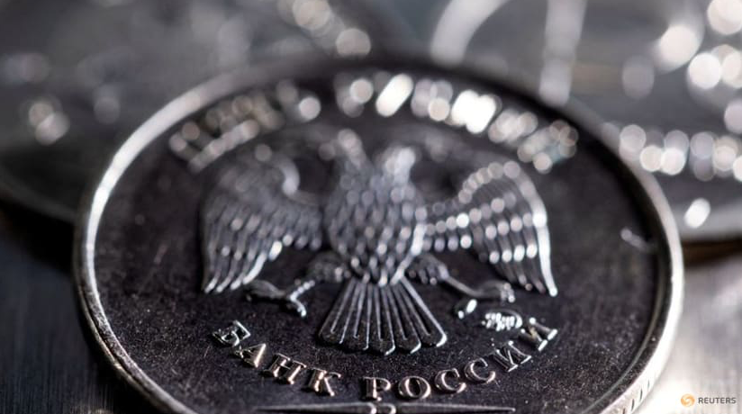 Một đồng xu của Nga. (Ảnh: Reuters)