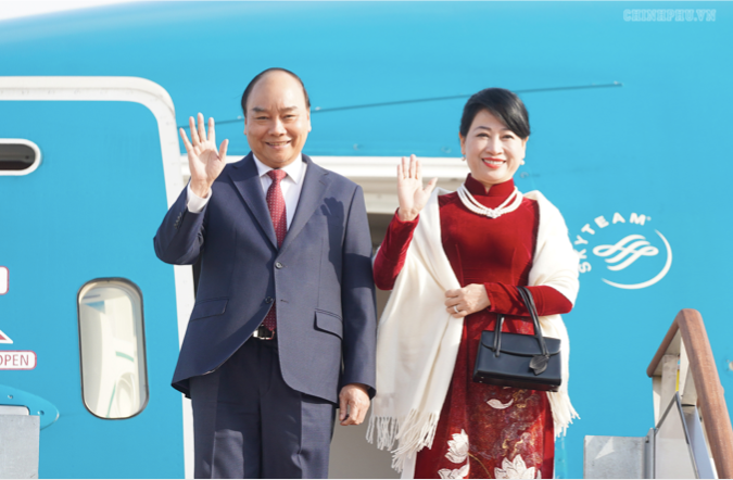 Chủ tịch nước Nguyễn Xuân Phúc và Phu nhân. (Ảnh: VGP) Chủ tịch nước Nguyễn Xuân Phúc và Phu nhân. (Ảnh: VGP)