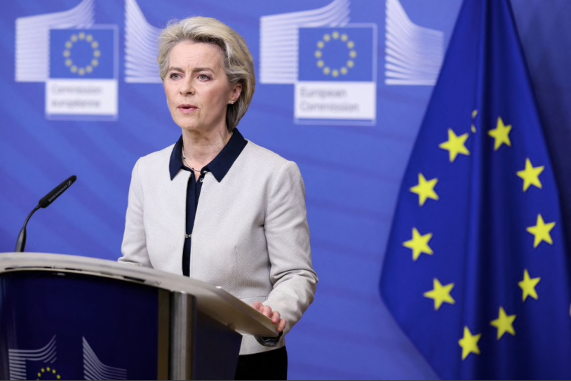 Chủ tịch Uỷ ban châu Âu Ursula von der Leyen. (Ảnh: Reuters)