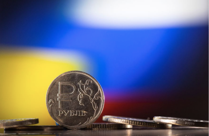 Đồng rúp của Nga. (Ảnh: Reuters)