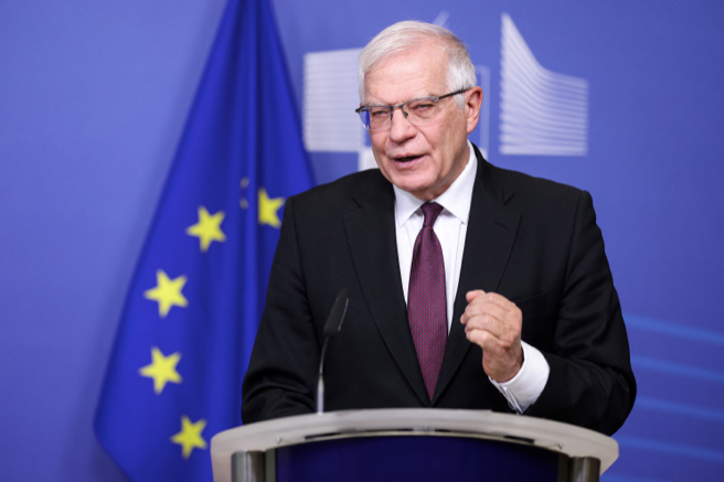 Ông Josep Borrell tuyên bố rằng cuộc tấn công của Nga vào Ukraine hôm nay là “một trong những thời khắc đen tối nhất với châu Âu” trong gần 80 năm (Ảnh: CNN) Ông Josep Borrell tuyên bố rằng cuộc tấn công của Nga vào Ukraine hôm nay là “một trong những thời khắc đen tối nhất với châu Âu” trong gần 80 năm (Ảnh: CNN)