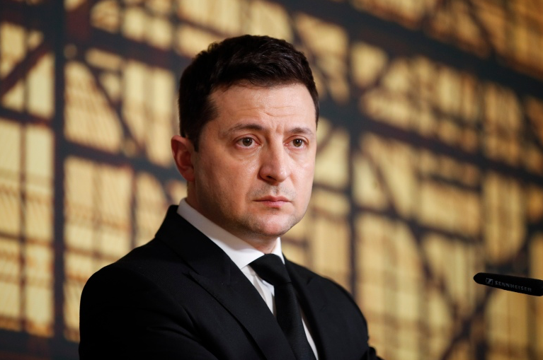 Tổng thống Ukraine Volodymyr Zelensky. (Ảnh: AP)