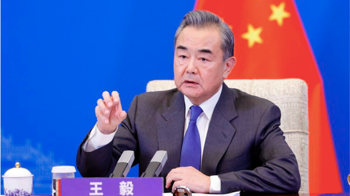 Ngoại trưởng Trung Quốc Vương Nghị kêu gọi tôn trọng những quan ngại an ninh của Nga. (Ảnh: CGTN)