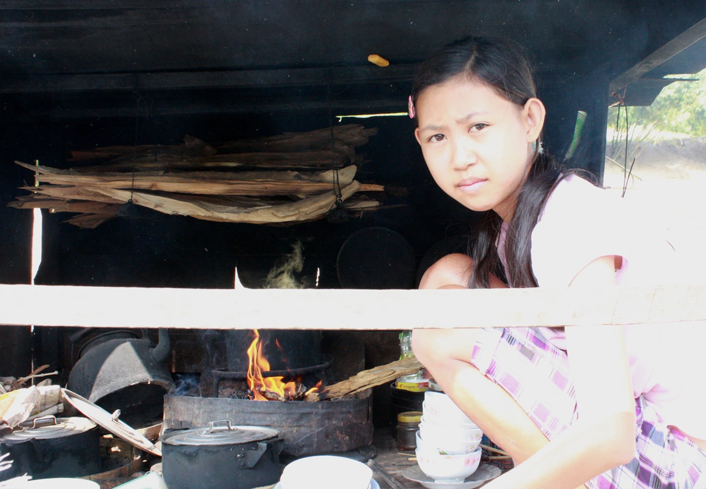 Phạm Thị Mỹ Nương sớm nghỉ học vì nhà nghèo 