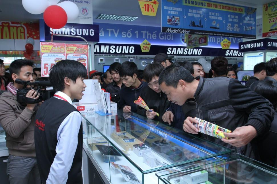 Đài truyền hình Bắc Ninh đưa tin về sự kiện mua sắm đặc biệt lần đầu tiên xuất hiện trên địa bàn