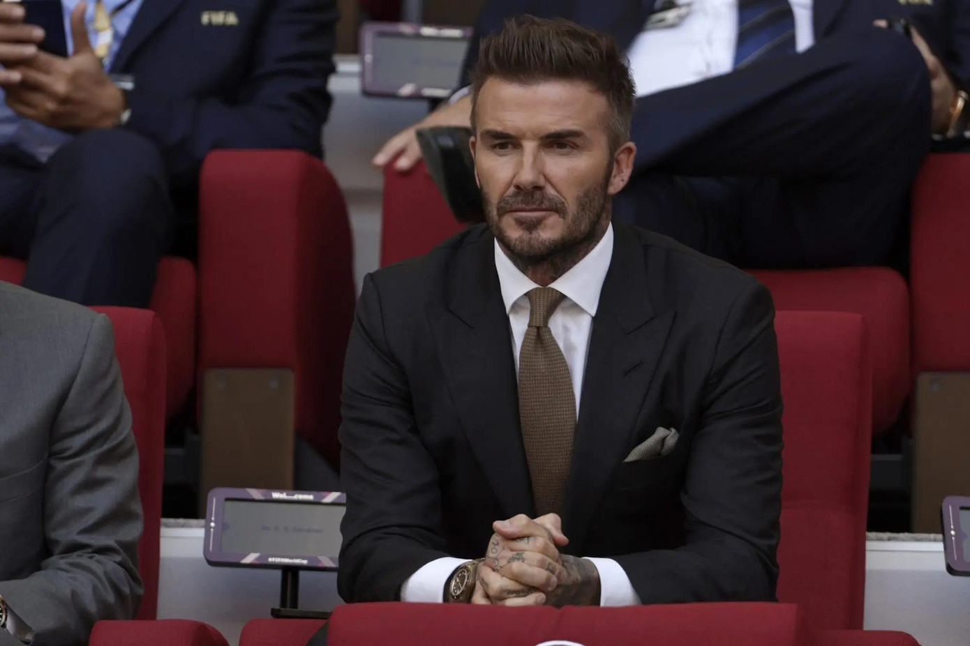 David Beckham trả phòng khách sạn vì bị fan phát hiện. Ảnh: Getty Images. David Beckham trả phòng khách sạn vì bị fan phát hiện. Ảnh: Getty Images.