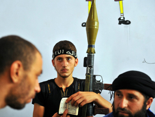 Các chiến binh thánh chiến Syria Ảnh: Getty Images