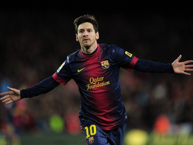 Messi tiếp tục được vinh danh. Ảnh Getty