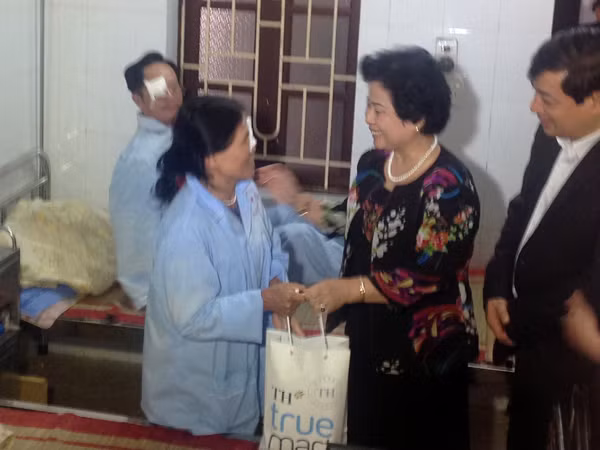 Chương trình đã tặng nhiều phần ý nghĩa tới bệnh nhân