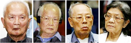 Bốn nhân vật của Khmer Đỏ bị đưa ra xét xử