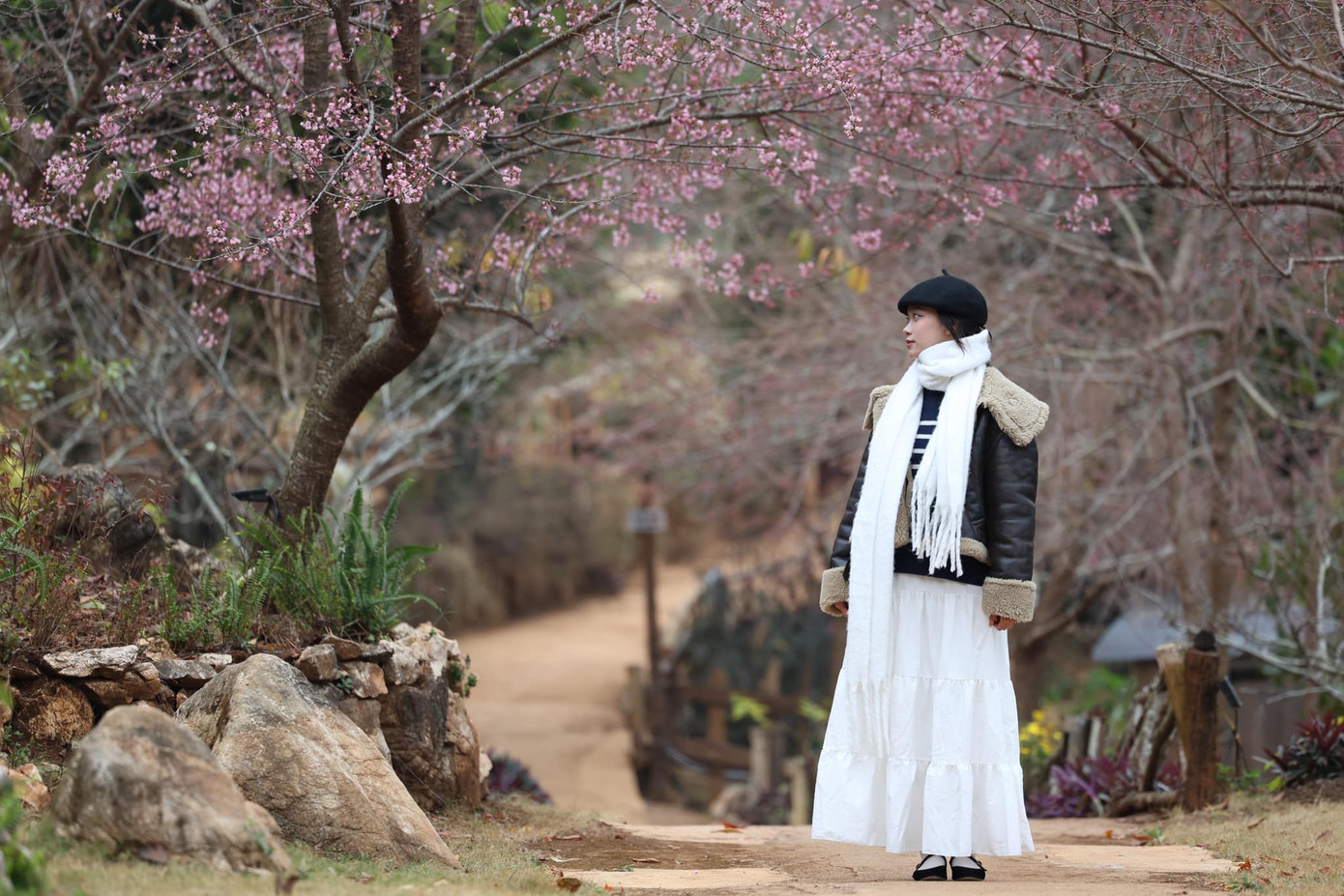 Khung cảnh nên thơ, lãng mạn ở Nu Máu Farm Mộc Châu. Ảnh: Trần Đức Duy Khung cảnh nên thơ, lãng mạn ở Nu Máu Farm Mộc Châu. Ảnh: Trần Đức Duy