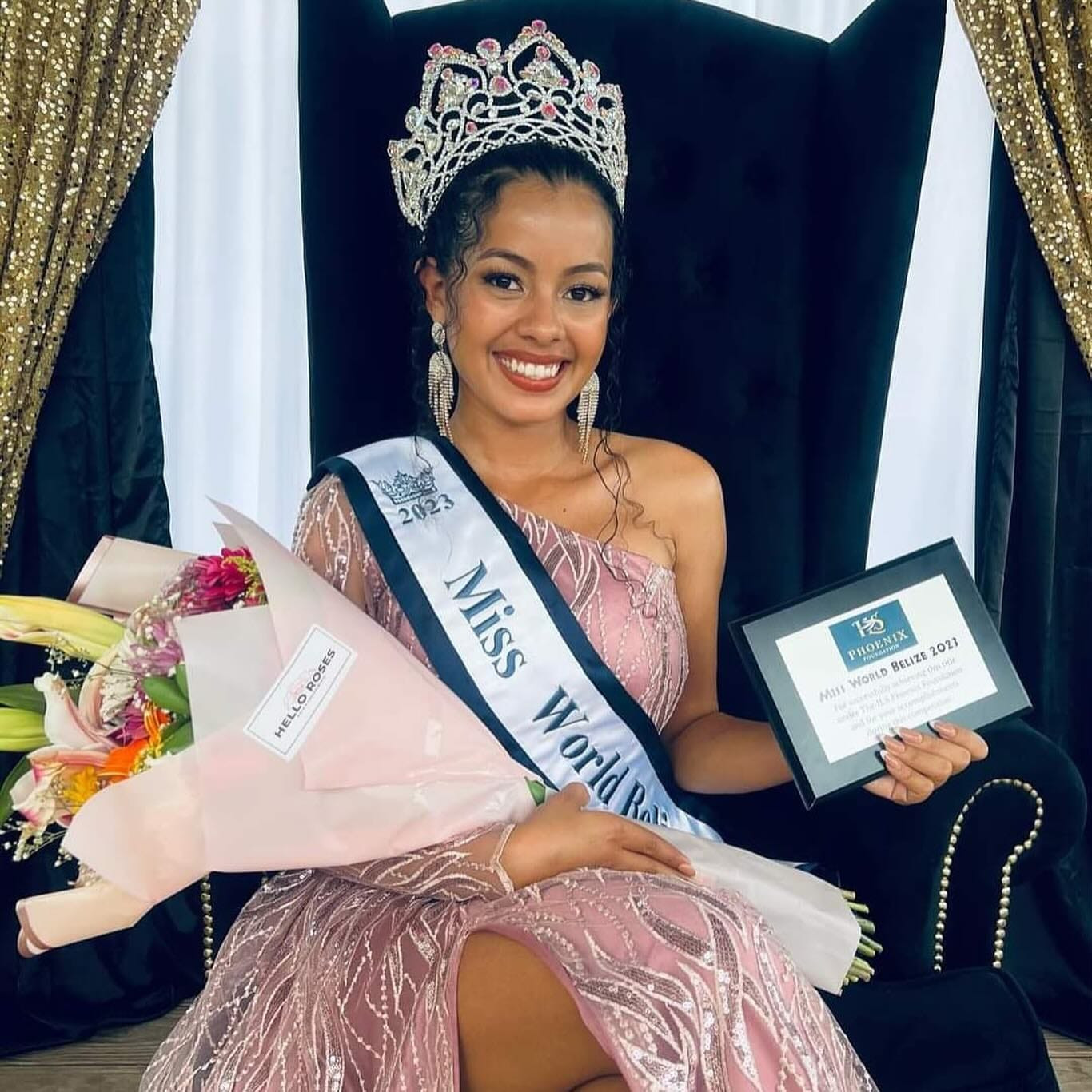 Ngày 23/3, người đẹp Noelia Hernandez đã được bổ nhiệm trở thành tân Hoa hậu Thế giới Belize. Cô giành quyền đại diện quốc gia tại cuộc thi Miss World lần thứ 72.