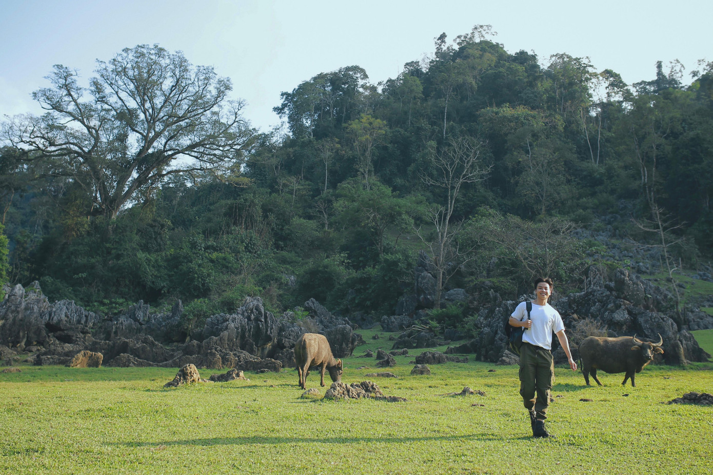 Đi và gặp những con người mới, vùng đất mới giúp Quang Kiên càng thêm yêu cuộc sống.