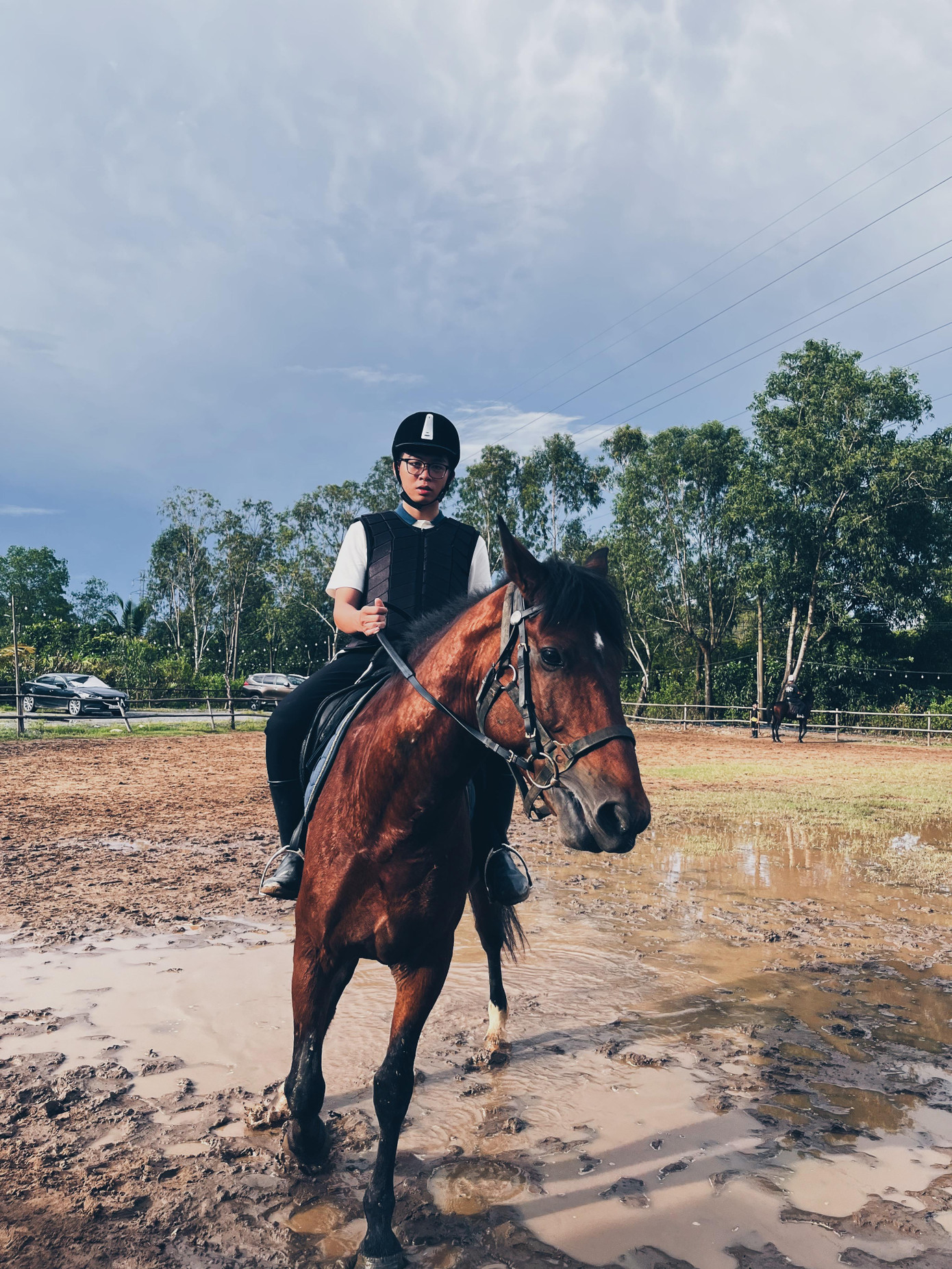 Ngoài công việc, Cảnh Trung cũng dành thời gian cho sở thích cá nhân...