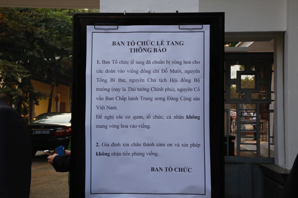 Lễ viếng nguyên Tổng Bí thư Đỗ Mười ảnh 55