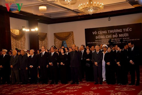 Lễ viếng nguyên Tổng Bí thư Đỗ Mười ảnh 40
