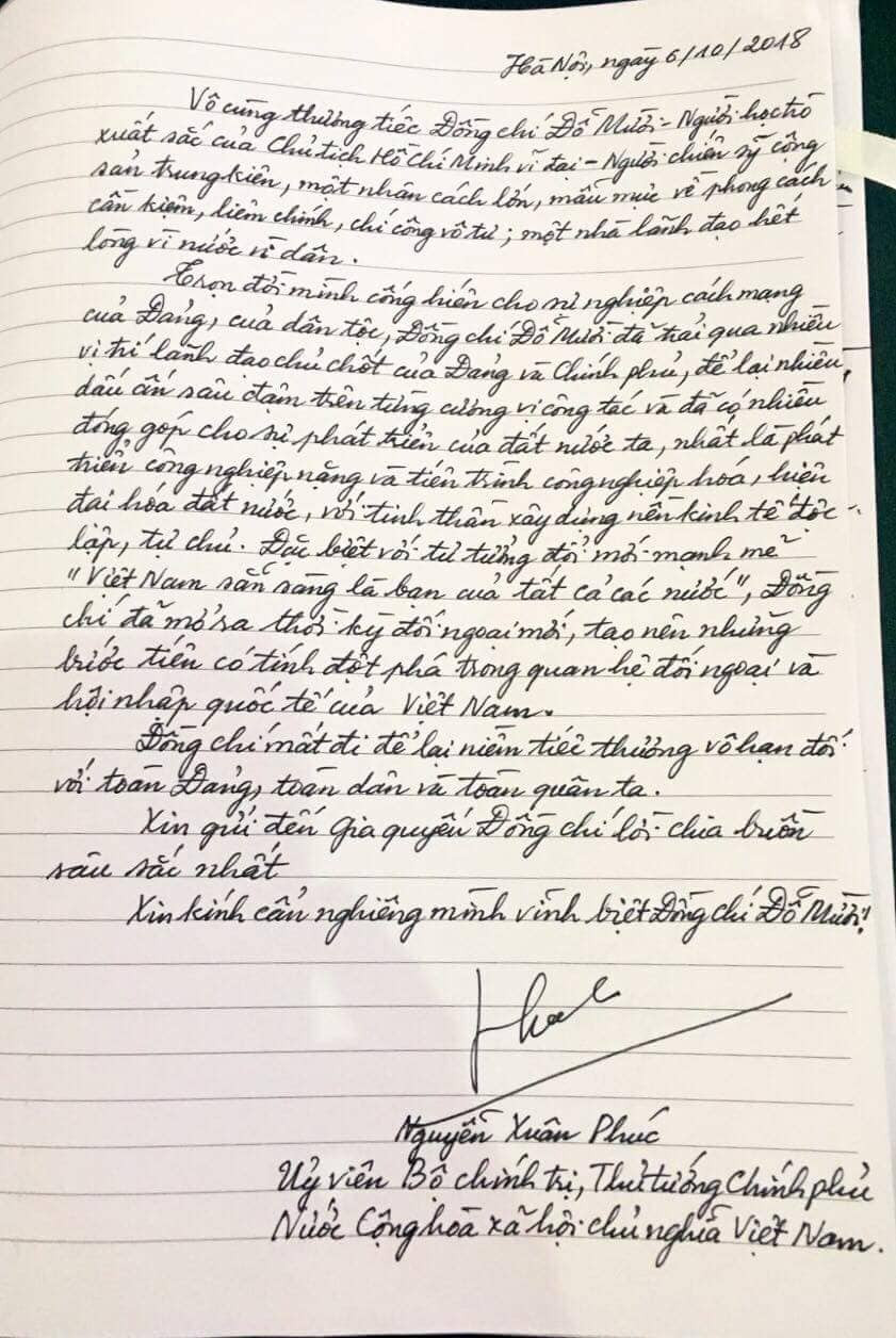 Lễ viếng nguyên Tổng Bí thư Đỗ Mười ảnh 32