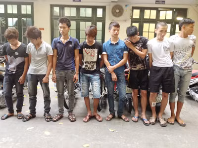 Tám đối tượng tham gia đua xe đêm 30-9. Tám đối tượng tham gia đua xe đêm 30-9
