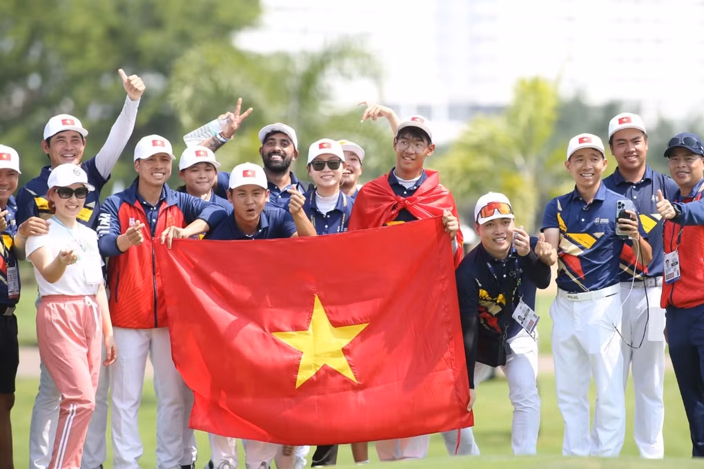 Thành tích ở SEA Games 32 là bước tiến vượt bậc của golf Việt Nam Thành tích ở SEA Games 32 là bước tiến vượt bậc của golf Việt Nam
