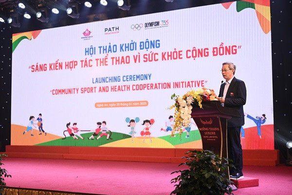 Tổng thư ký Ủy ban Olympic Việt Nam Trần Văn Mạnh phát biểu tại hội thảo. Tổng thư ký Ủy ban Olympic Việt Nam Trần Văn Mạnh phát biểu tại hội thảo.