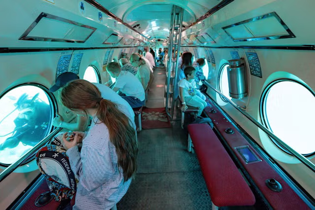 Hình ảnh bên trong tàu lặn Sindbad. Ảnh minh họa: Sindbad.