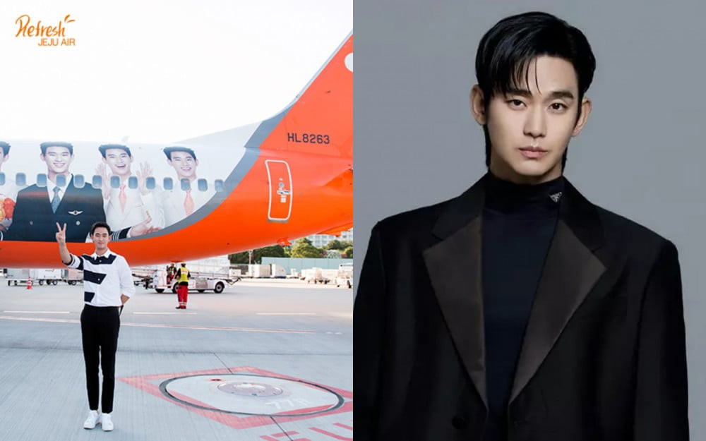 Kim Soo Hyun làm gương mặt đại diện cho Jeju Air năm 2015. Ảnh: Jeju Air. Kim Soo Hyun làm gương mặt đại diện cho Jeju Air năm 2015. Ảnh: Jeju Air.