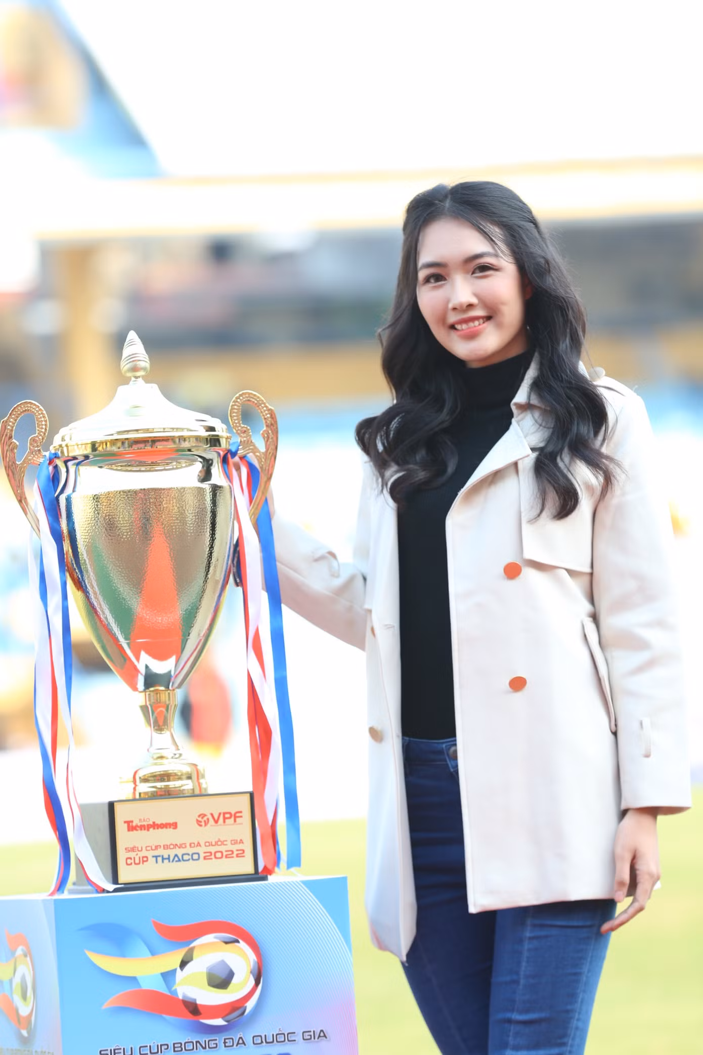Là Người đẹp Truyền thông, Thanh Tâm rất quan tâm tới các sự kiện có ý nghĩa lan tỏa sâu rộng trong xã hội, cộng đồng. “Siêu cúp bóng đá Quốc gia là một giải đấu lâu đời, uy tín, thu hút sự quan tâm của khán giả. Tâm tin rằng giải đấu năm nay sẽ tiếp tục mang tới một trận đấu gay cấn và hấp dẫn. Tâm cũng nhận thấy rằng giải đấu ngày càng quy mô, chuyên nghiệp và lan tỏa mạnh mẽ”, Người đẹp Truyền thông Hoa hậu Việt Nam năm 2022 nói.