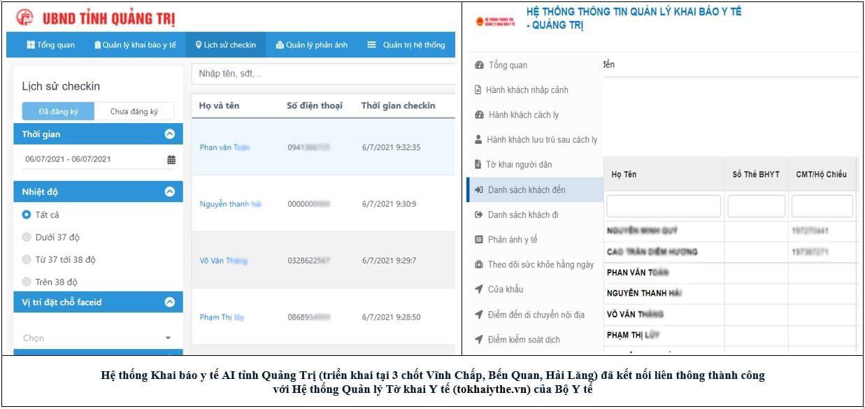 Hệ thống Khai báo y tế AI tỉnh Quảng Trị. Hệ thống Khai báo y tế AI tỉnh Quảng Trị.