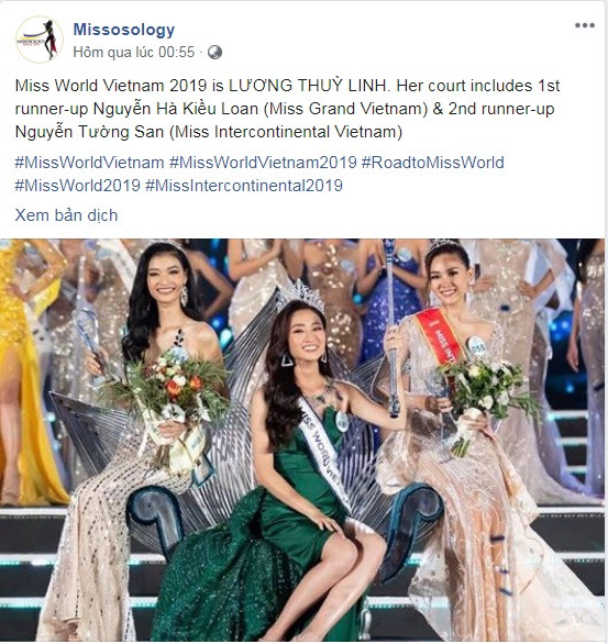 Truyền thông quốc tế đồng loạt đưa tin về Miss World Việt Nam Lương Thuỳ Linh ảnh 3